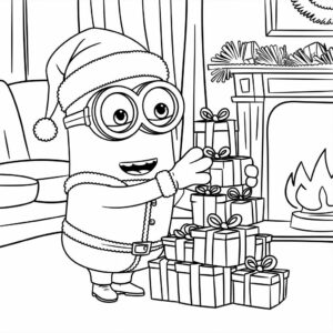 coloriage minion a imprimer