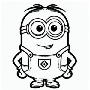 coloriage minion de paques