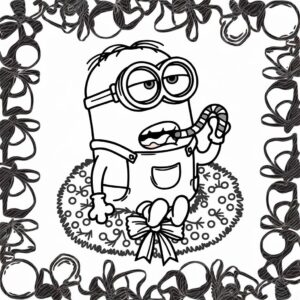 coloriage de minion