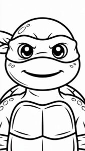 ninja turtles kleurplaat