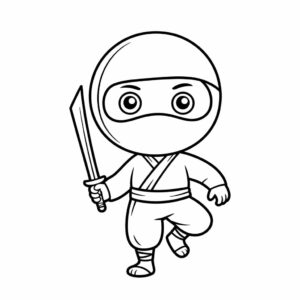 google kleurplaten van ninjas​