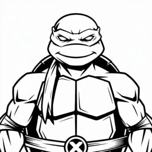 ninja turtle kleurplaat