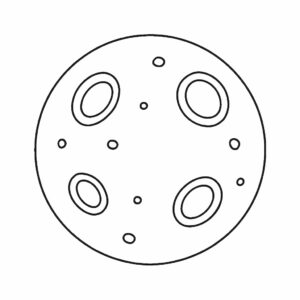 disegni pianeti da colorare