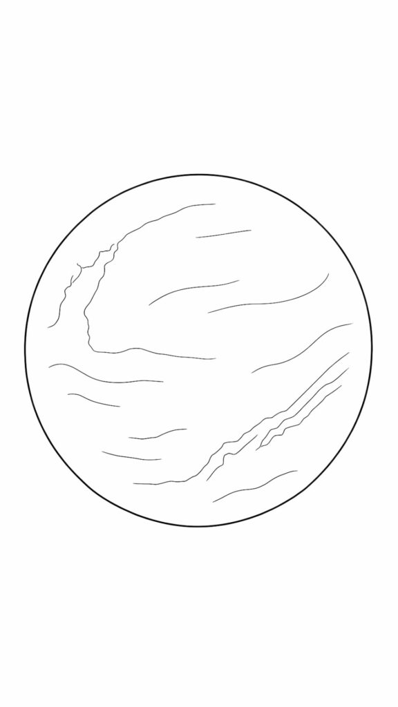 pianeta terra da stampare e colorare