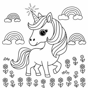 unicorni da colorare
