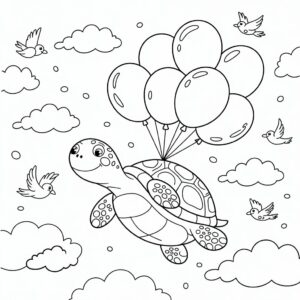 printable turtle coloring pages