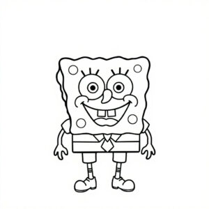 desenhos bob esponja para colorir e imprimir
