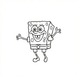 desenhos para colorir e imprimir bob esponja