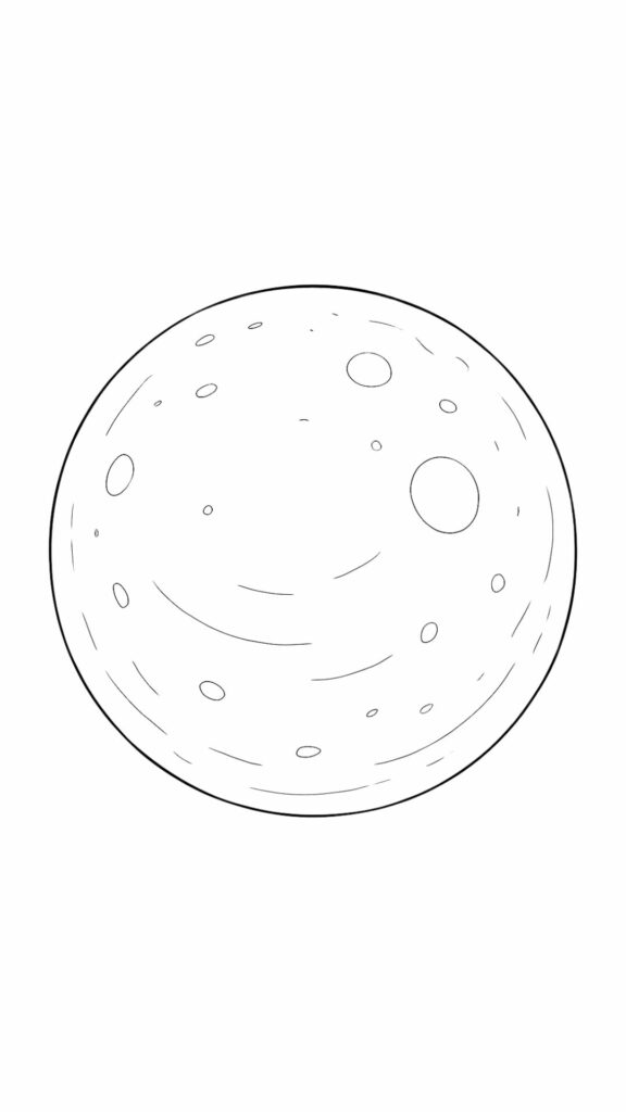 pianeti da stampare e colorare