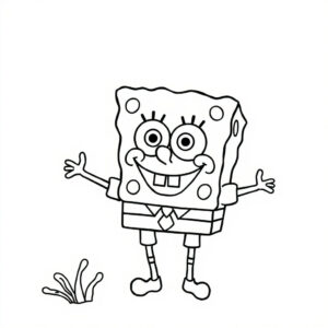 desenhos do bob esponja para imprimir e colorir