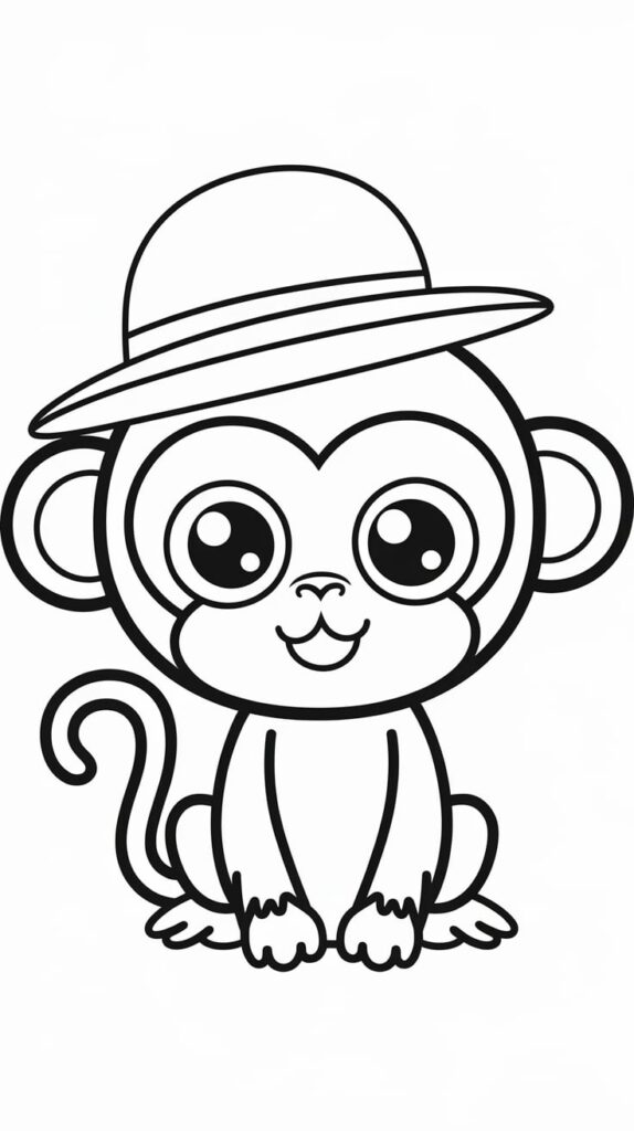 affen ausmalbilder zum ausdrucken