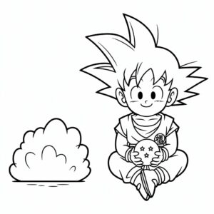 Gohan en Dragon Ball print PDF