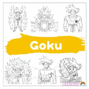 Goku Kleurplaat