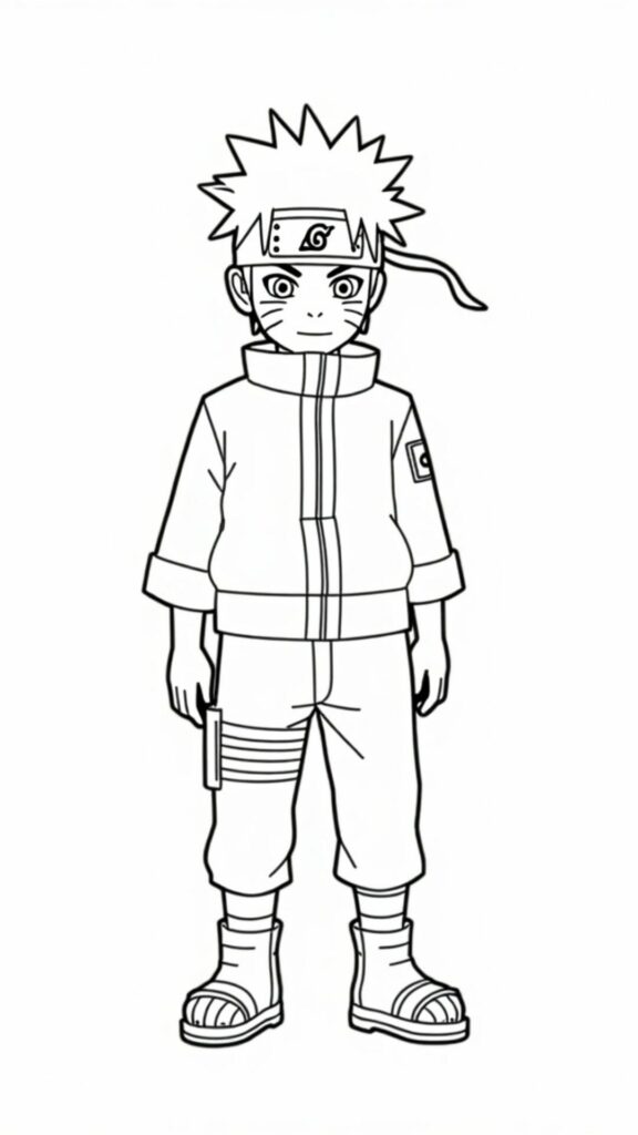 naruto uzumaki ausmalbilder