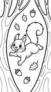 PDF Download – Eichhörnchen im Sprung zwischen Ästen