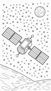 Sterren in de ruimte print