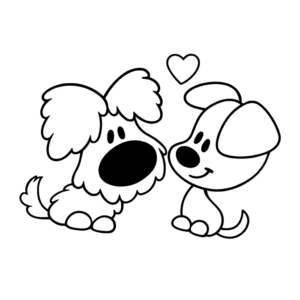 Descarga ahora las láminas para colorear de Woezel y Pip