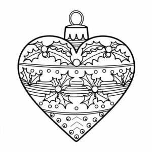 ausmalbilder weihnachtskugel