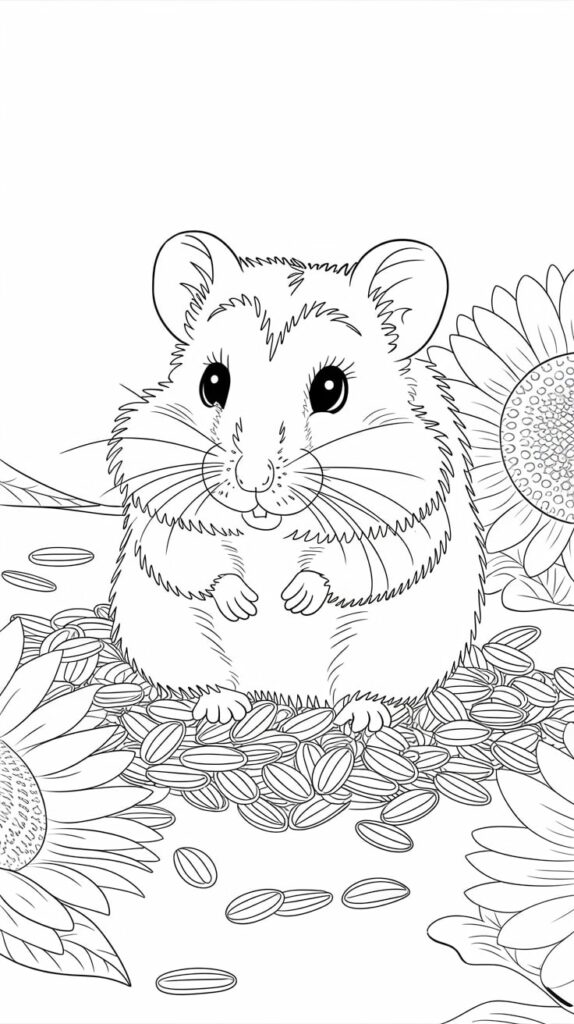 albert heijn hamster sinterklaas kleurplaat