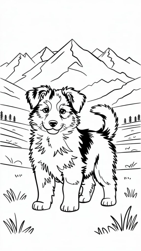 australian shepherd puppy