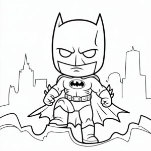 batman kleurplaat