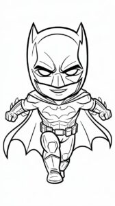 batman da colorare e stampare pdf