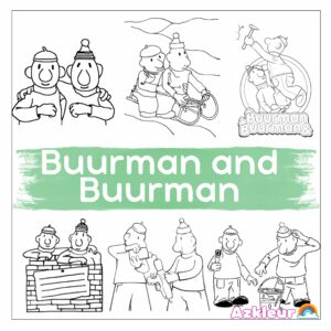 Buurman en Buurman Kleurplaat