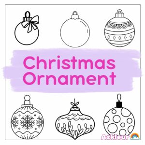 bolas de natal para colorir