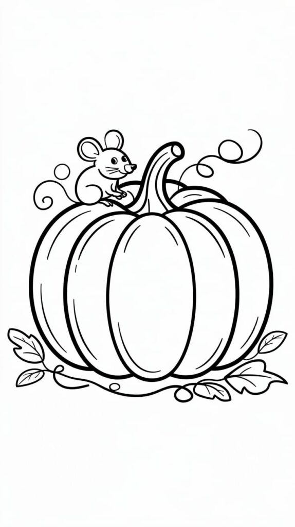 zucche da colorare stampare