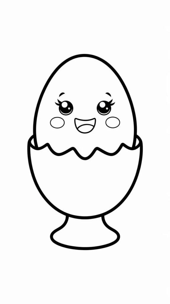 coloriage a imprimer kawaii nourriture