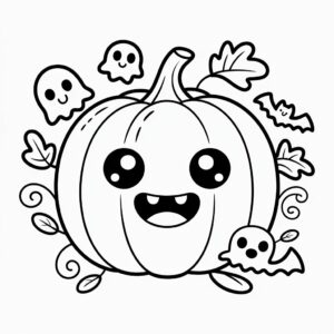 disegno zucca halloween da colorare