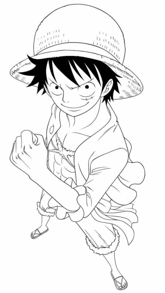 coloriage manga one piece