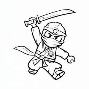 lego ninjago kleurplaten