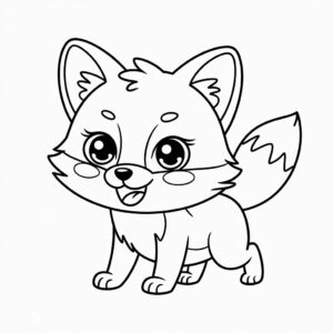 kleurplaat vos volwassenen