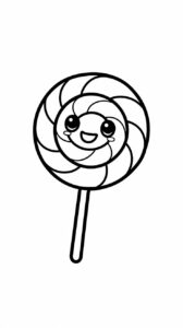 disegni da colorare cibi kawaii