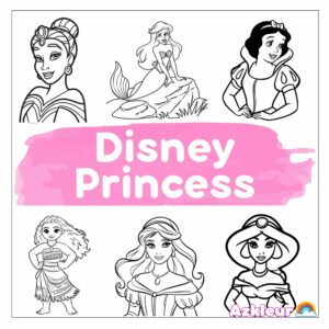 Disney Prinses Kleurplaat