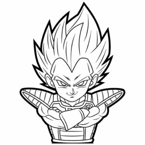 vegeta from dragon ball z