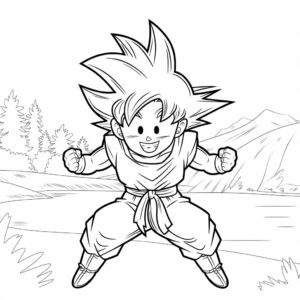 dragon ball z kleurplaat future gotenks