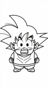 dragon ball z kleurplaten gohan