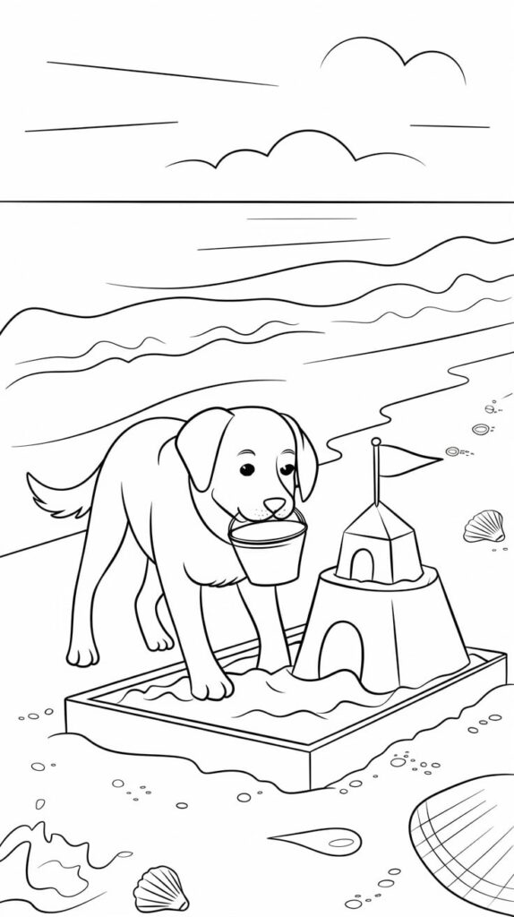 Página para colorear: ¡Felices vacaciones!