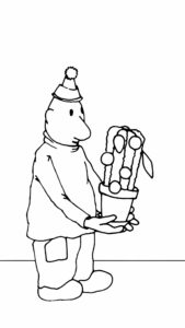 gratis página para colorear vecino y vecino