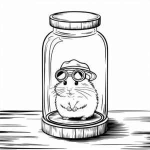 hamster kleurplaten
