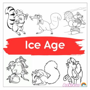 Ice Age página para colorear