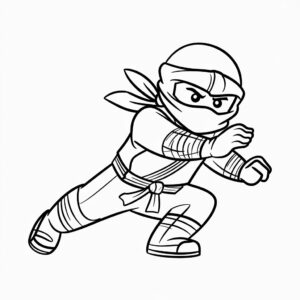 kleurplaat lego ninjago