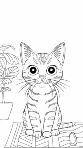 coloriage a imprimer chat