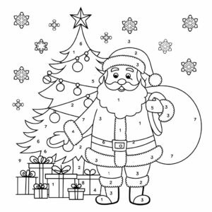 kleuren op nummer volwassenen