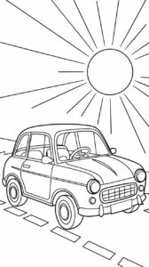 desenhos para colorir carro