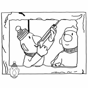 Imprimir la página para colorear de Buurman en Buurman