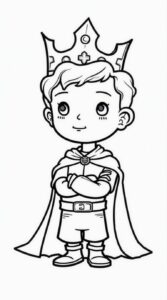 kleurplaat kleine prins