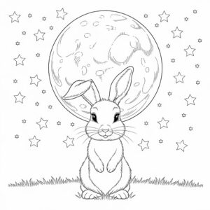 disegni da colorare coniglio